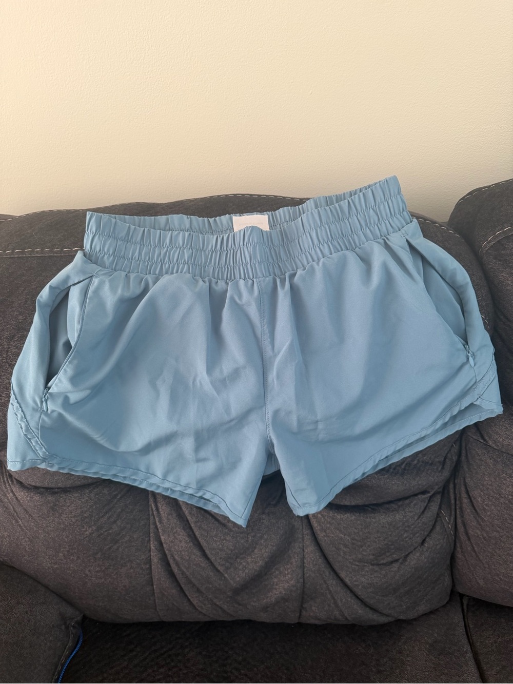 Light Blue Women's Athletic Shorts